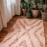 Tapis rose des sables - 165 x 90