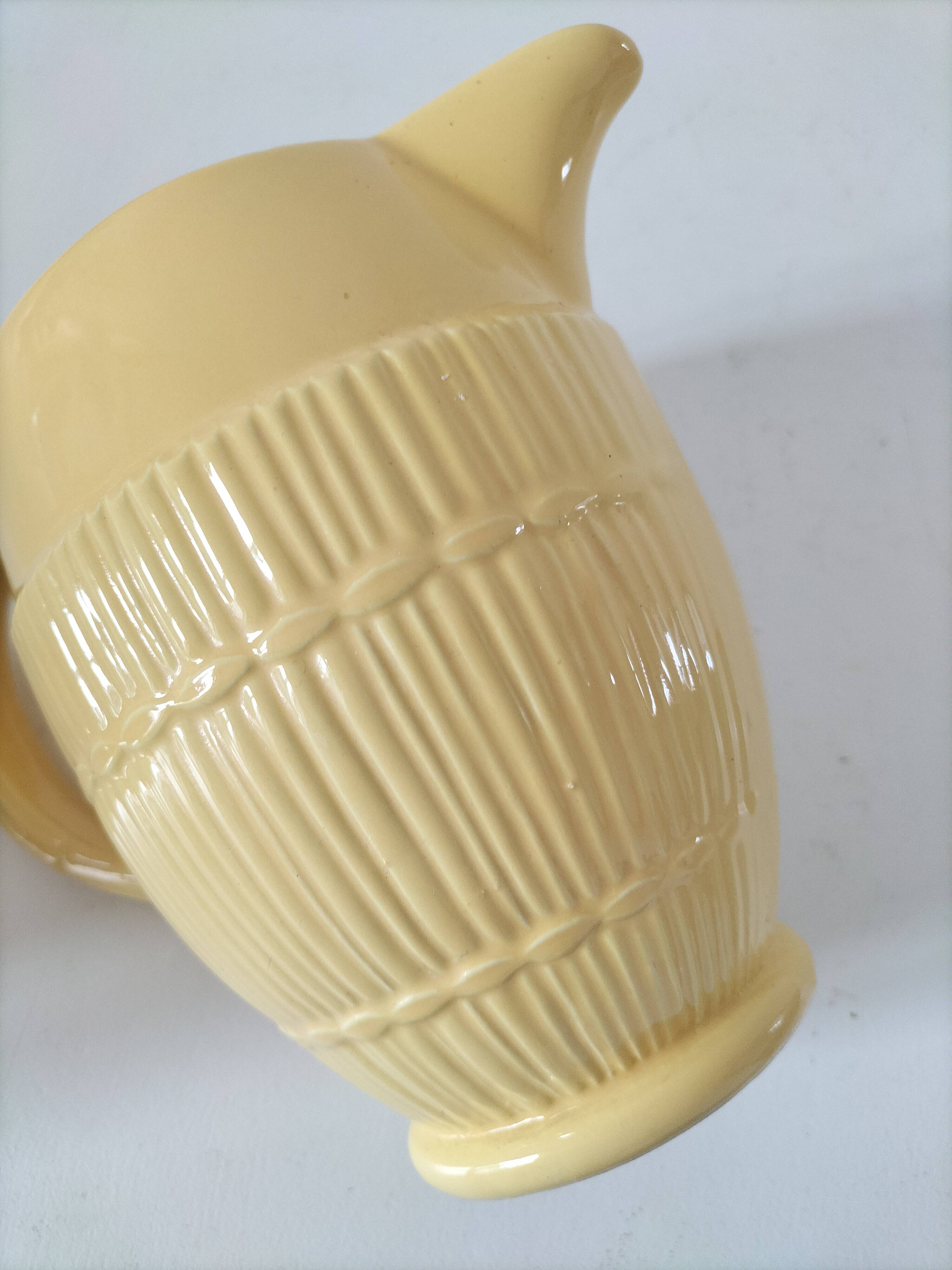 Saint Clément Barbotine Pitcher from the 50s