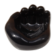 Empty ceramic hand shape pocket