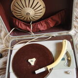Suitcase turntable record 50s