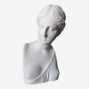 Psyche bust in plaster - Louvre Museum casting - Years between 1927 and 1960