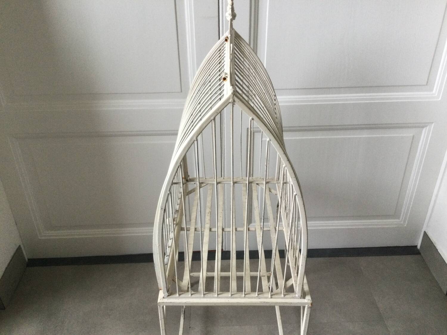 Iron liquor cabinet console table