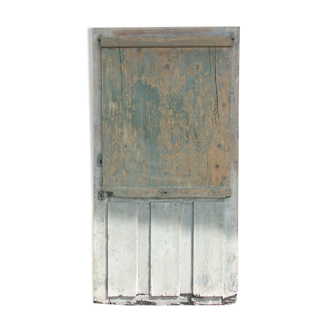 Old oak glass door
