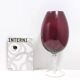 Vintage Crimson Hand-Blown Glass Vase, Empoli, Italy