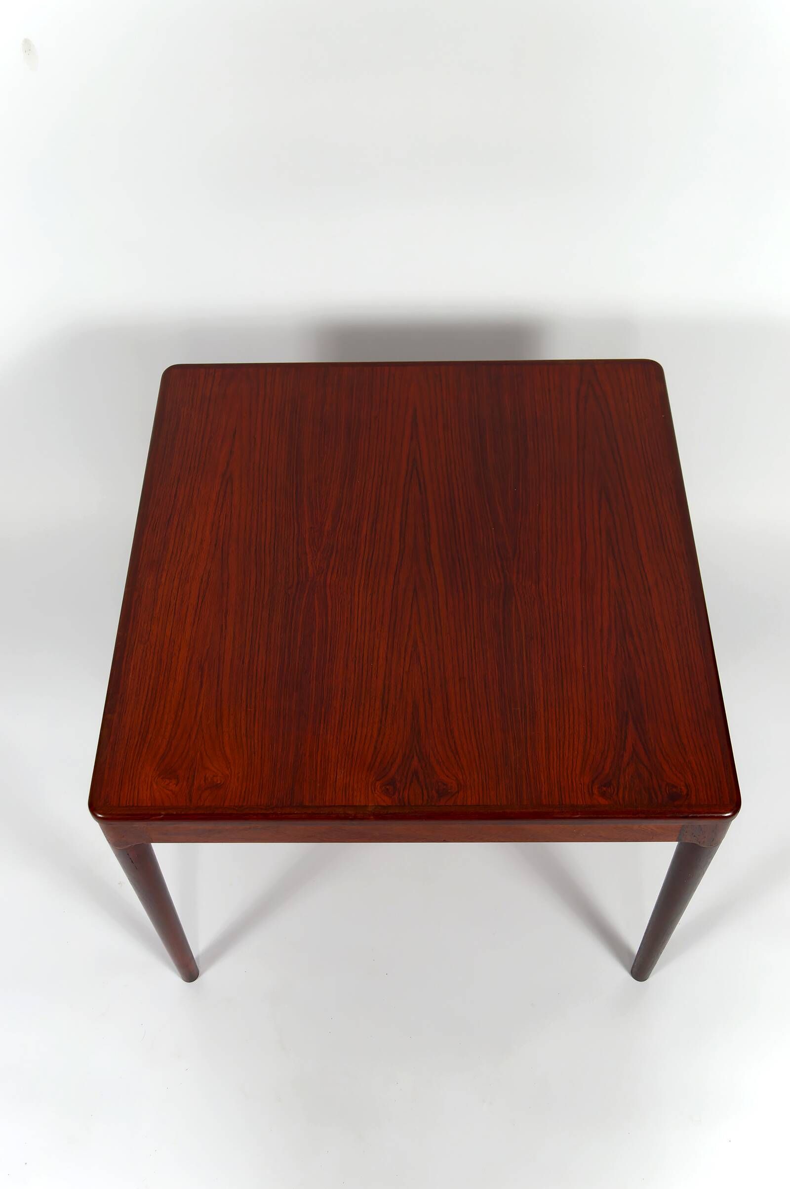 Scandinavian coffee table in exotic wood, around 1960.