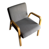 Scandinavian gray easy chair | 1980s