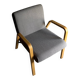 Scandinavian gray easy chair | 1980s