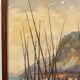 Old painting, marine, signed xx century