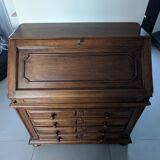 Solid wood secretary