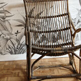 Rattan rocking chair
