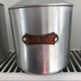 Lot of 4 aluminum spice jars