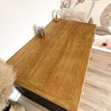 Large solid oak desk