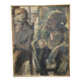 Tableau huile sur toile orientaliste