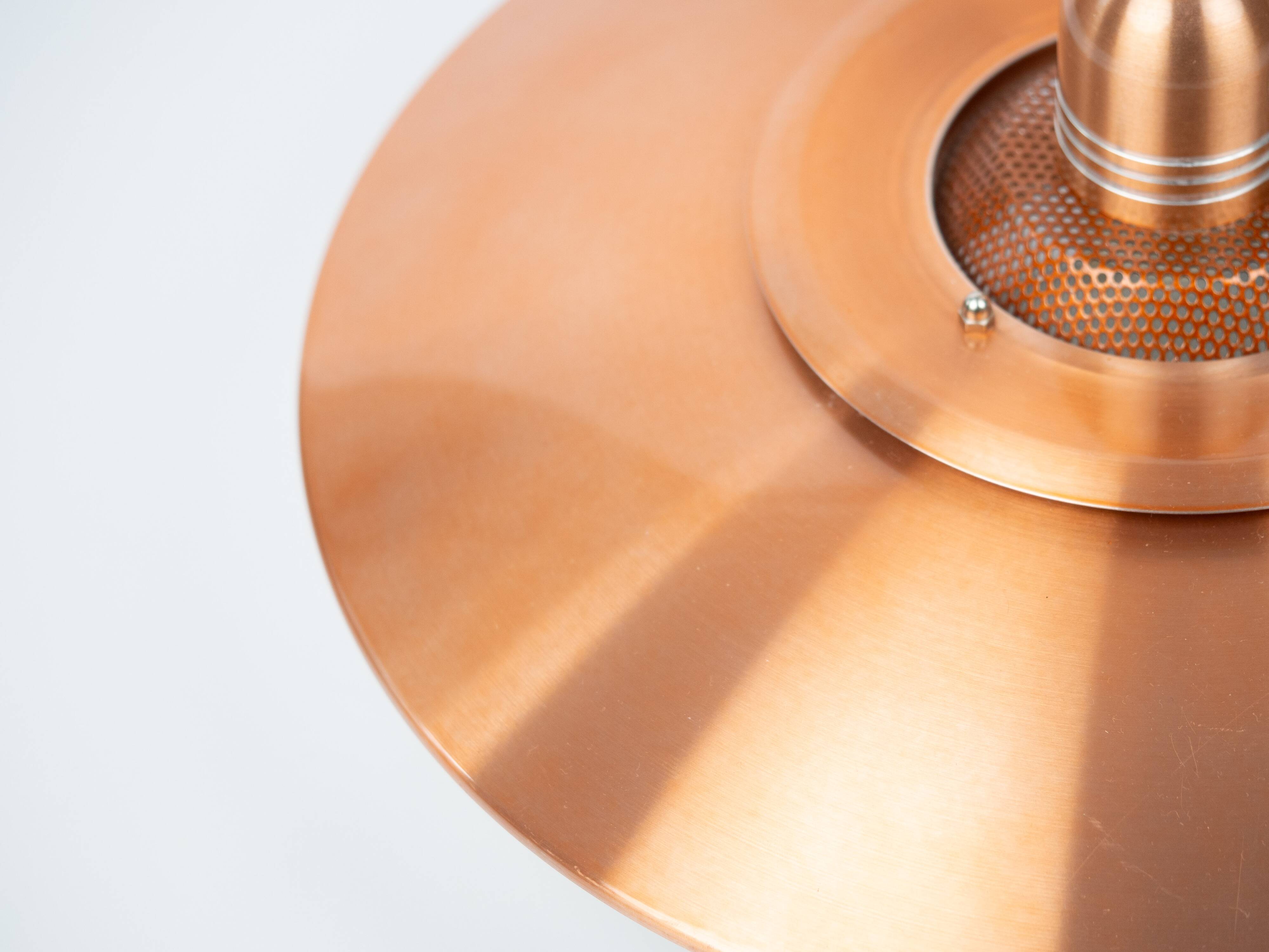 Danish vintage Jeka pendant lamp by Kurt Wiborg, 1980s