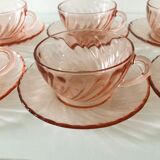 Rosaline teacups, Arcoroc