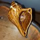 Ashtray shell signed numbered