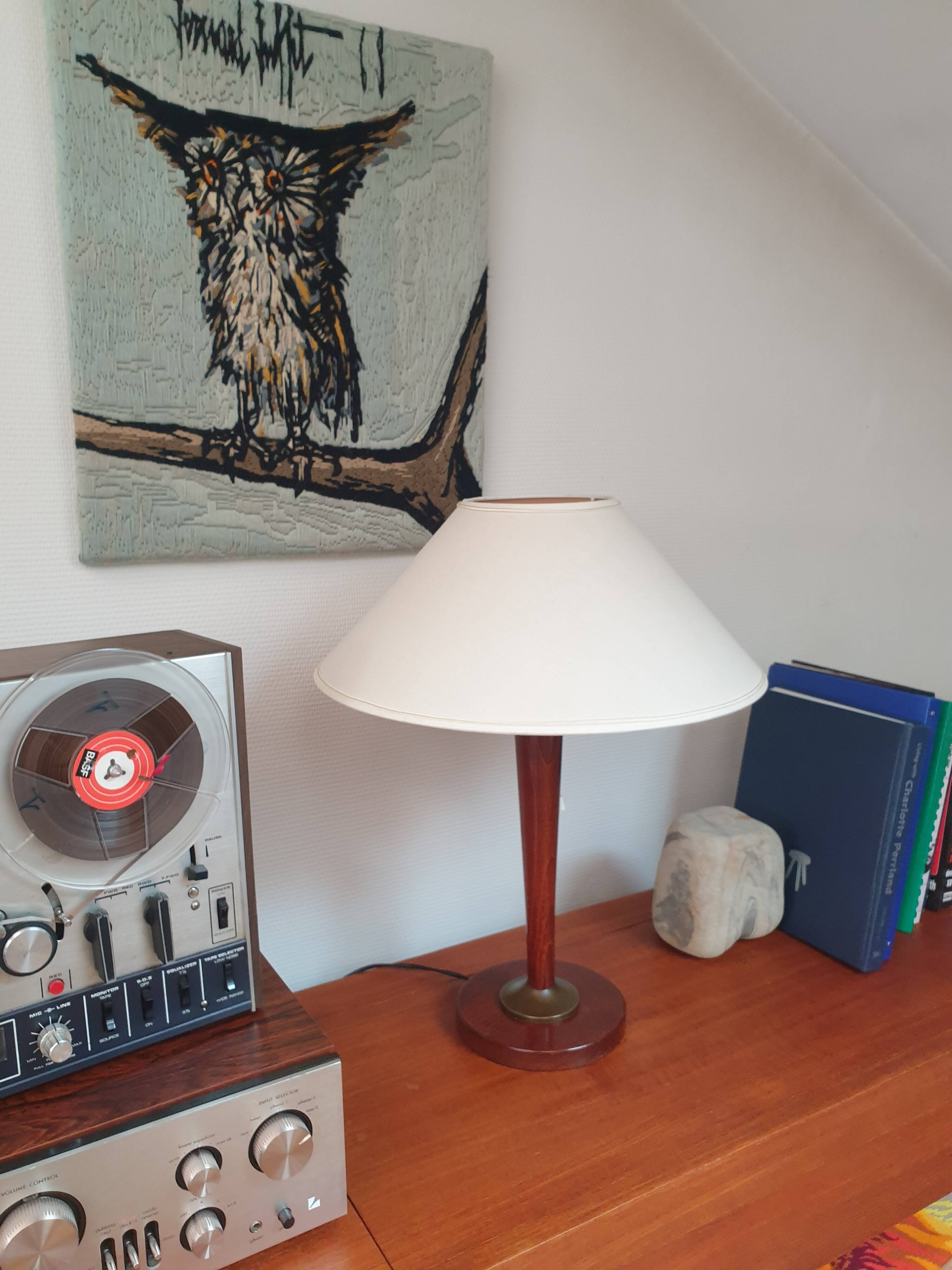 Mid-century Art Deco desk/liner lamp