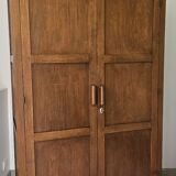 Parisian wardrobe storage cabinet oak wood
