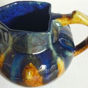 Pichet art nouveau terre émaillée début XXème