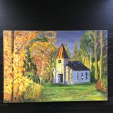 Painting The Chapel in Autumn