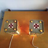 Pair of Otto Eelund Scandinavian lamps – Sweden, 1960s/70s