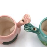 Two bird-shaped ceramic egg cups, 1970s