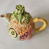 Handmade slip teapot FG