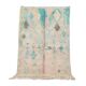 Turquoise Vintage Boujaad Rug 158 cm x 262 cm - Moroccan Wool rug Handmade