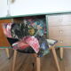 Restored office, 60/70 year, forest green and ancient flowers