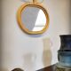 Rattan apple mirror