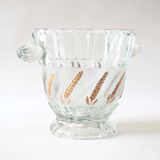 Ice bucket vase ears of wheat