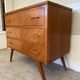 Vintage Scandinavian wooden chest of drawers – 3 drawers – 1960s