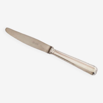 Christofle silver knife, stainless steel blade