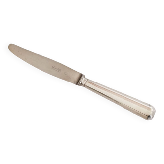 Christofle silver knife, stainless steel blade