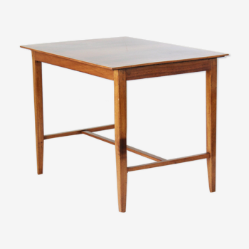 Table basse en bois massif des années 1940