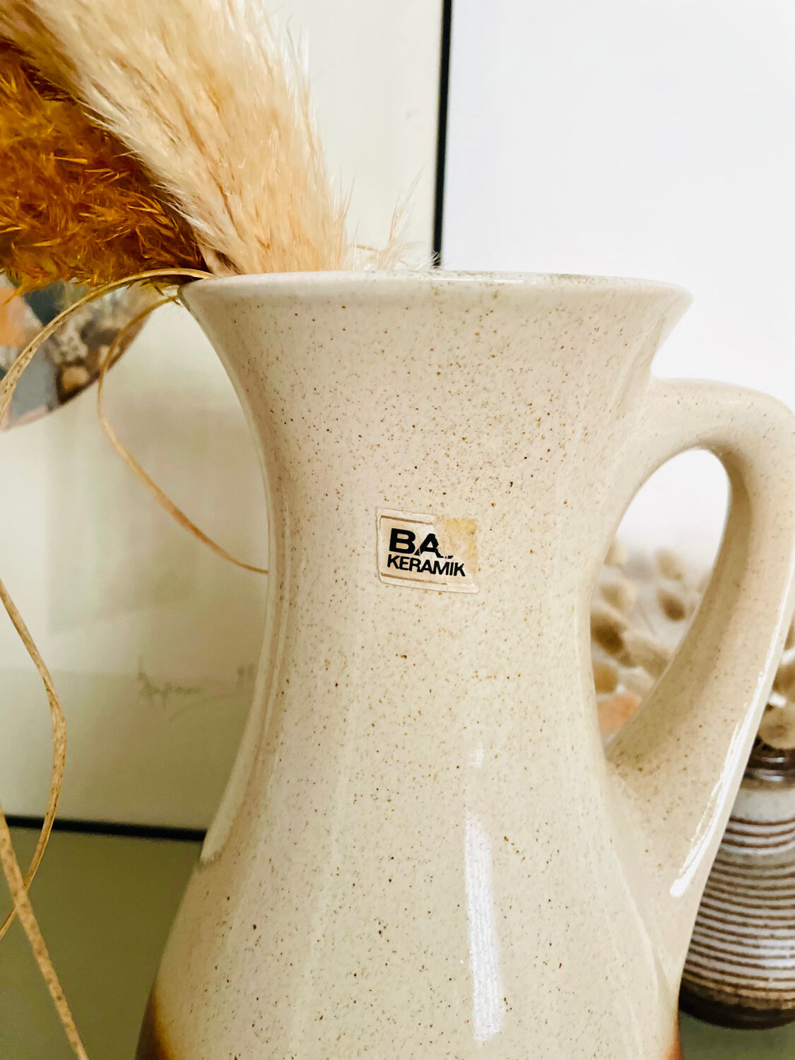 Vintage pitcher vase Bay Keramik West Germany