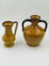 Duo de Vases Vintage Coulobres en Céramique Ocre