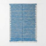 Blue Zanafi Moroccan rug 200x300 cm