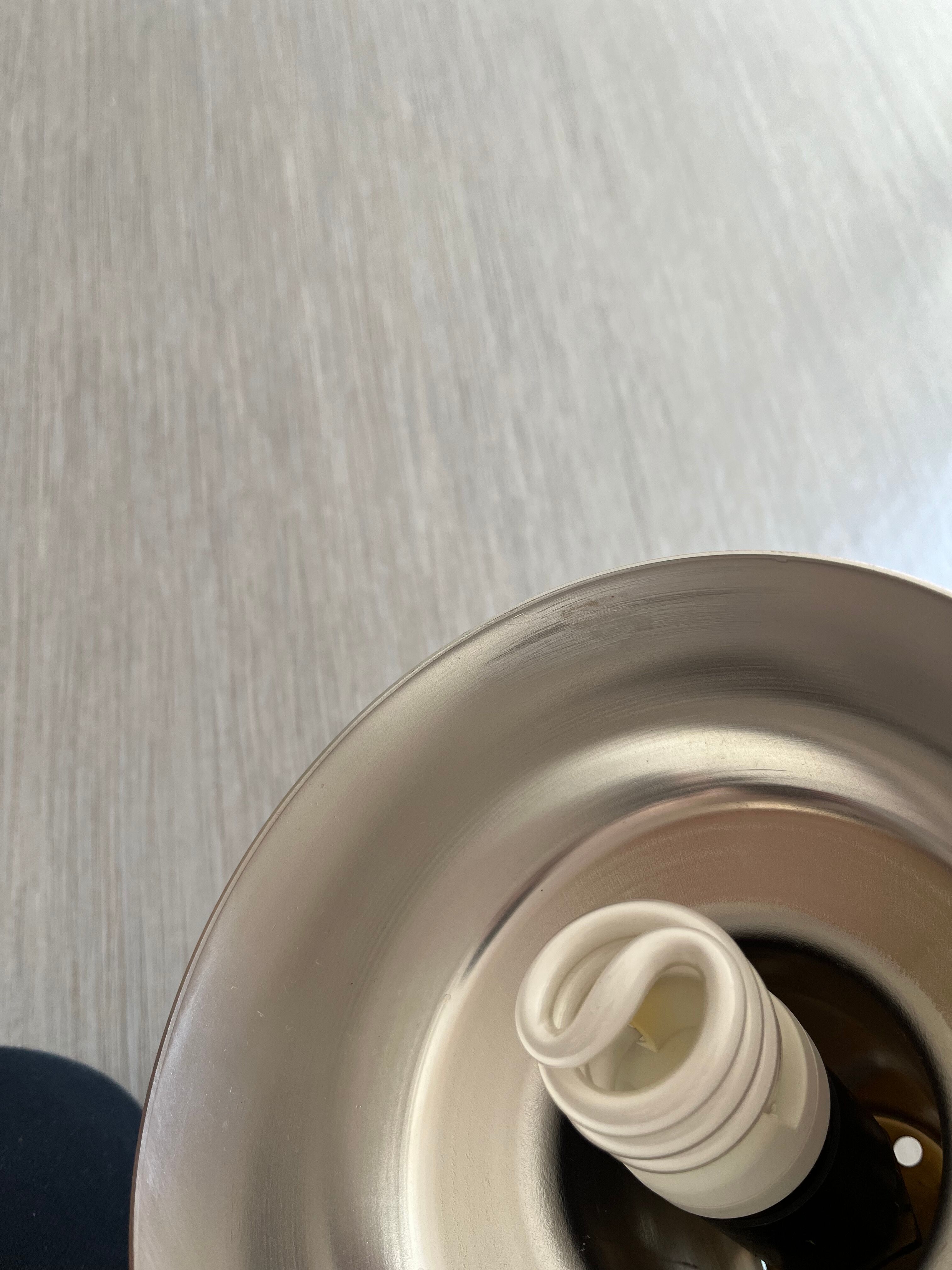 Vintage orange articulated desk lamp