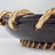 Vintage 1960s braided fruit bowl