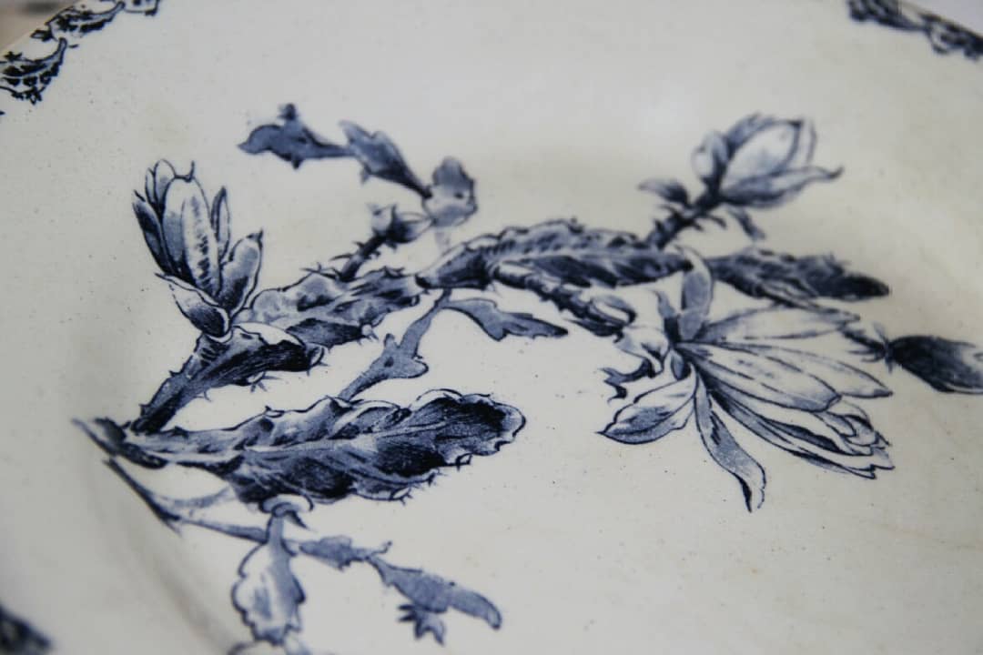 Set of 2 plates Earth iron - Gien