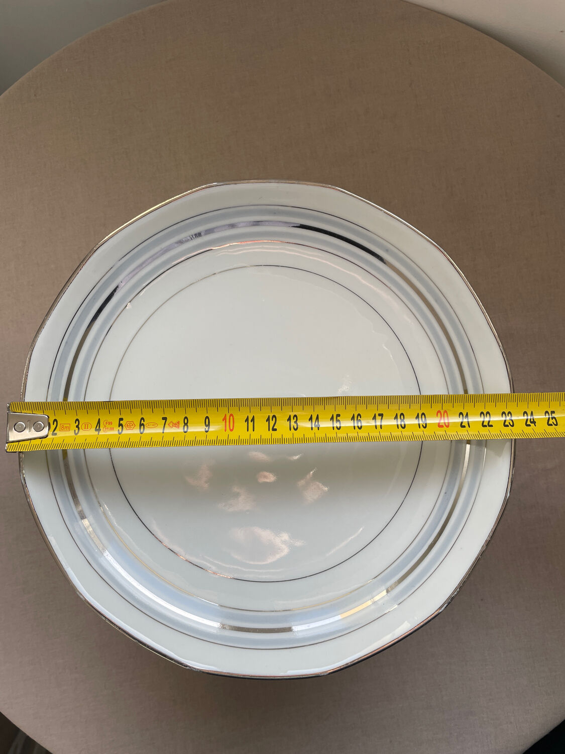 Antique footed compote – French porcelain M&S – centrepiece