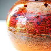 Vase en céramique d'art potier du milieu du siècle de Tilgmans