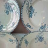 6 dinner plates model royat sarreguemines