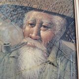 Portrait "Old Man with a Pipe"