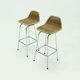 Set of 2 bar stools designed by Dirk van Sliedregt for Rohe Noordwolde 1960