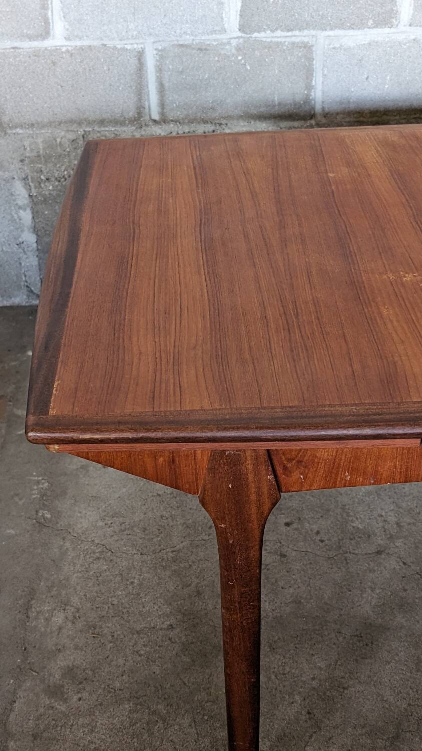 Table scandinave vintage avec rallonges