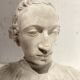 Sculpted plaster cast Bust of a young man 20th century