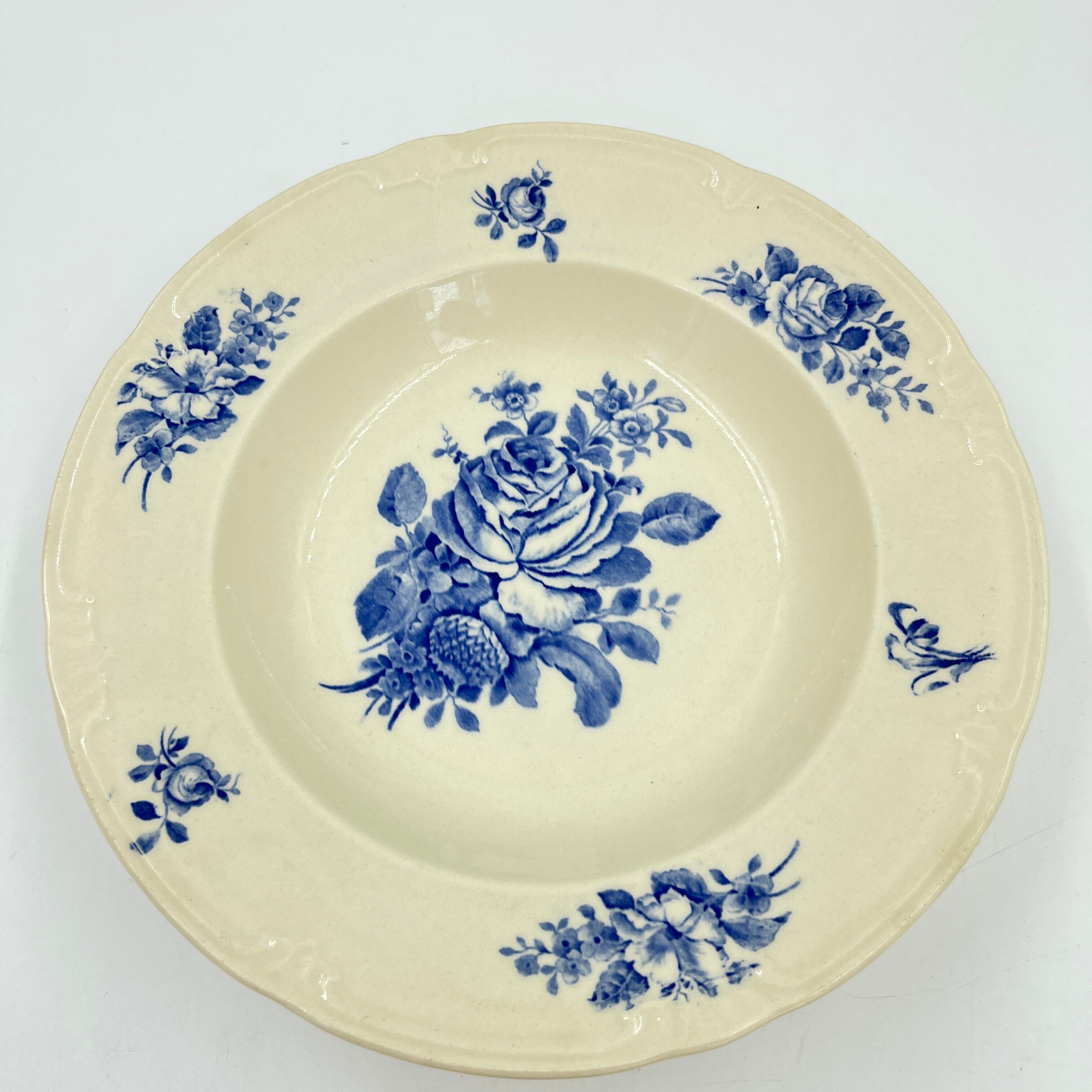 Set of 20 plates Boch Frères décor Rhodia