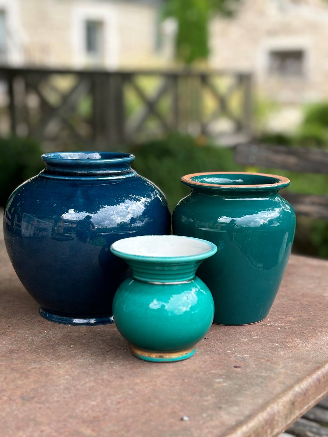 Mini ceramic ball vase